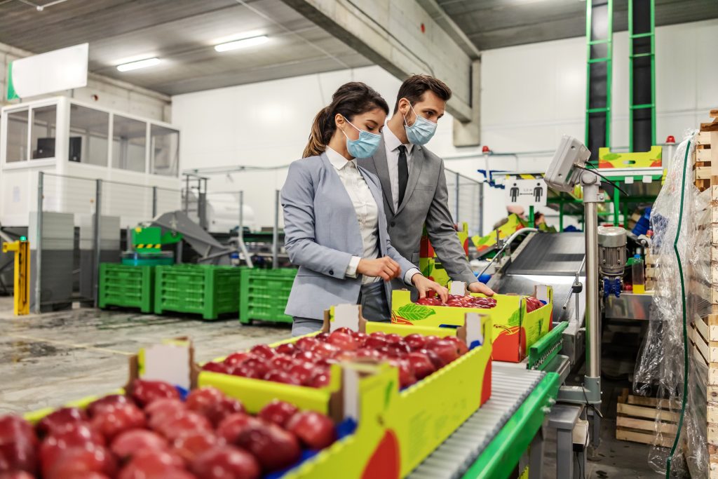 fruit apple inspection by management company